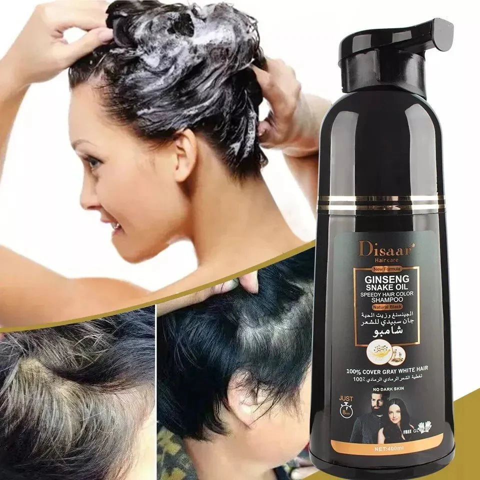 Champú Tinte Nutritivo Para El Cabello Color Negro ¡PROMOCIÓN!