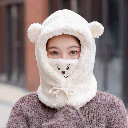 Gorro con orejas de oso