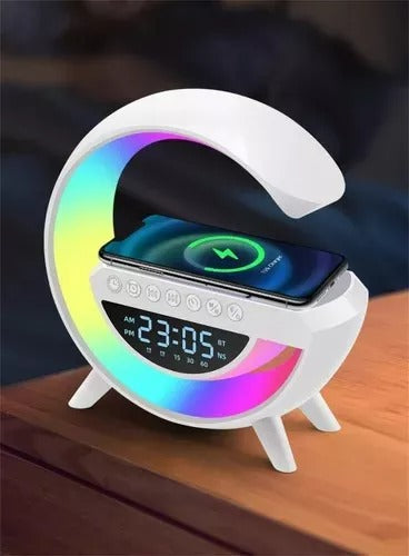 Lámpara RGB RELOJ Altavoces y Cargador