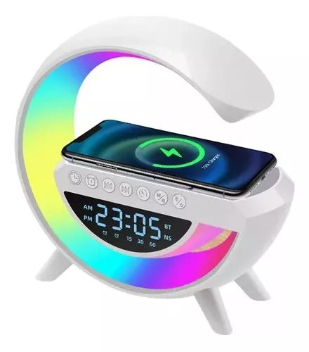 Lámpara RGB RELOJ Altavoces y Cargador