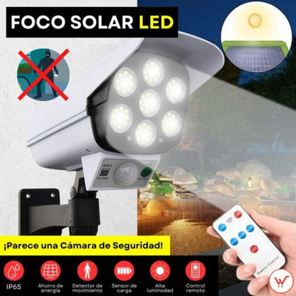 Foco solar - Tipo Cámara con control remoto