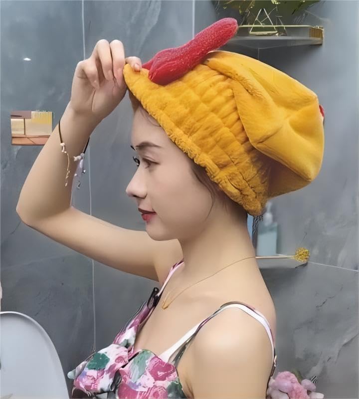 GORRO DE PELO DE SECADO RÁPIDO CON LAZO