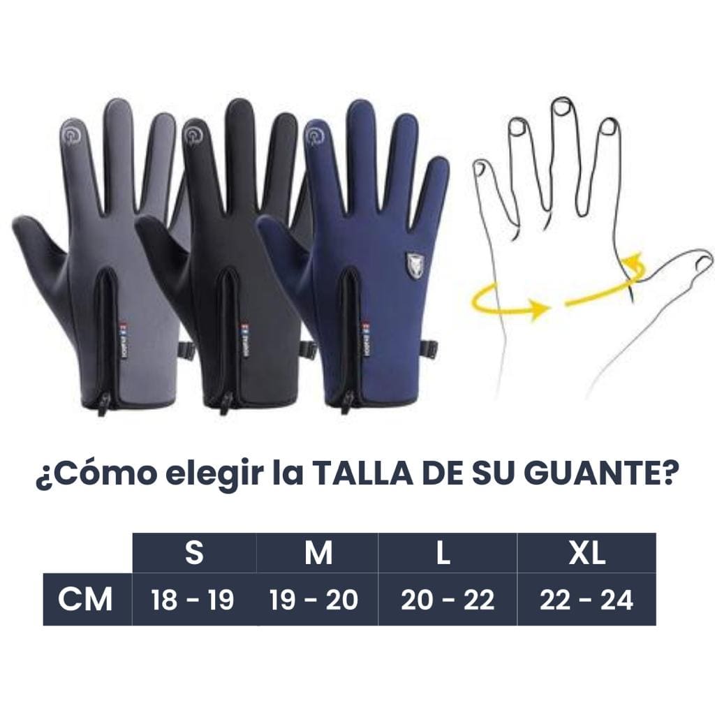 Guantes Para Protección de Invierno con diseño Dedo Touch