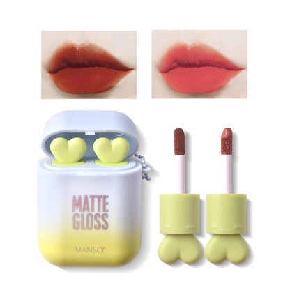 Labial Dual Mate -  2 labiales Matte