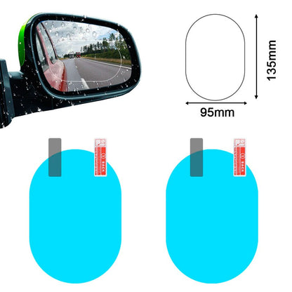 Laminas impermeable para Retrovisor ( Par + 1 de regalo🎁 )