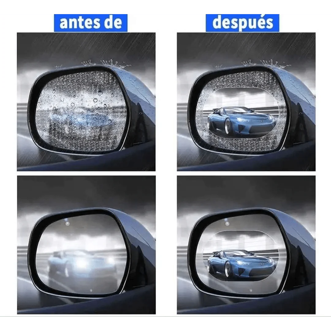 Laminas impermeable para Retrovisor ( Par + 1 de regalo🎁 )