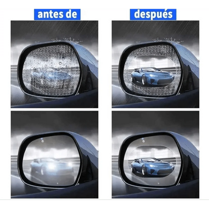 Laminas impermeable para Retrovisor ( Par + 1 de regalo🎁 )