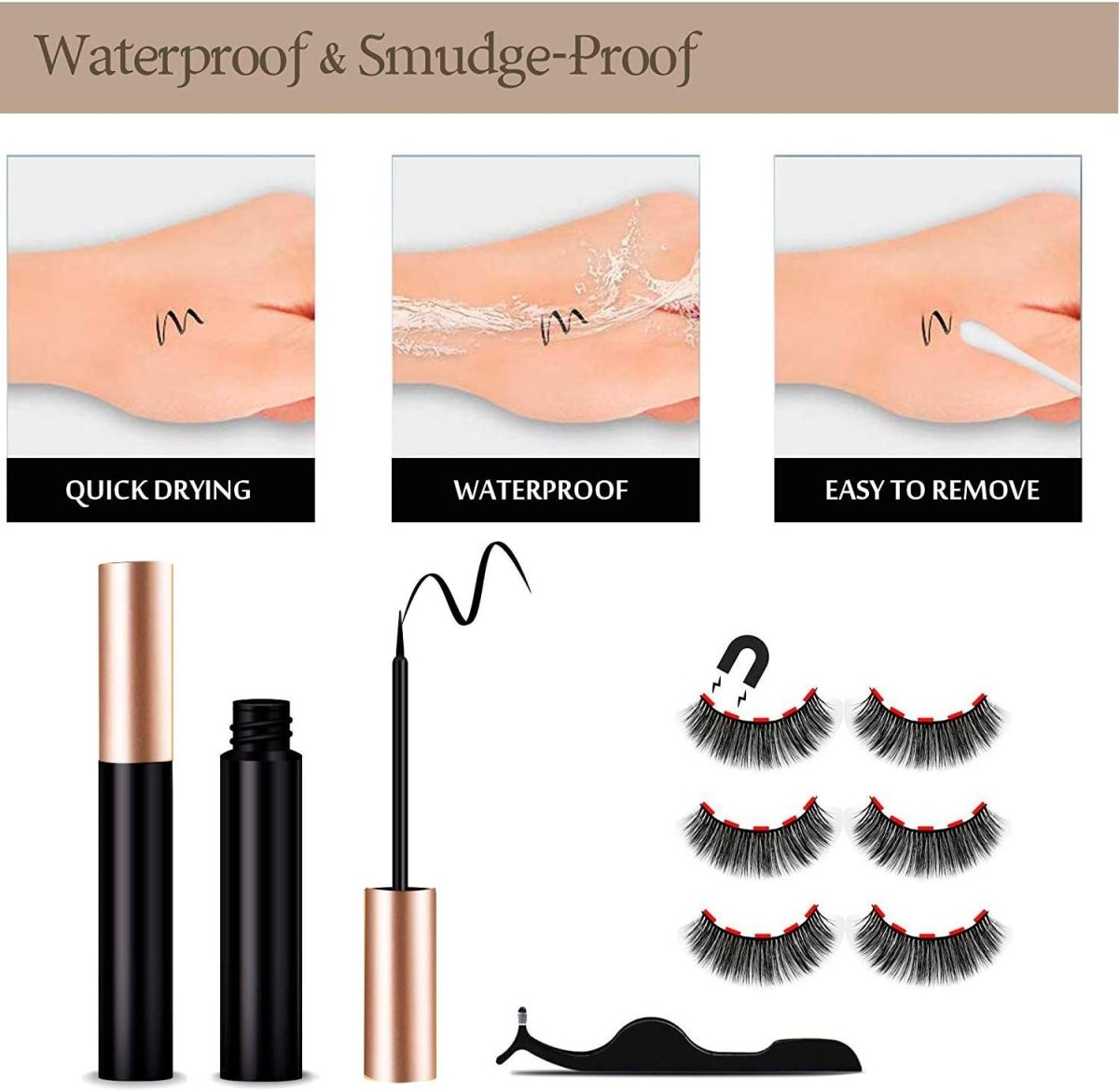 Lashes™ Kit Pestañas Magnéticas