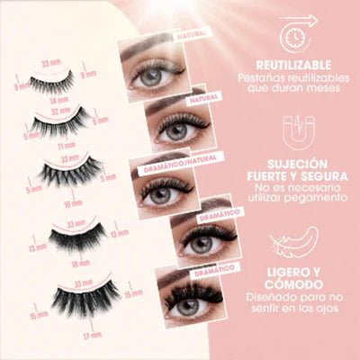 Lashes™ Kit Pestañas Magnéticas