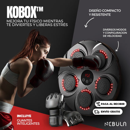 MAQUINA DE BOXEO MUSICAL ENTRENAMIENTO