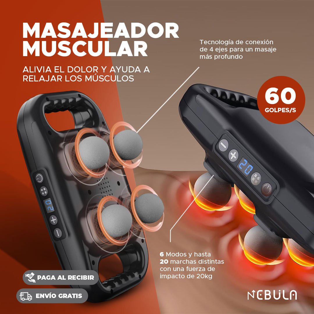 Masajeador Muscular Para Aliviar El Dolor