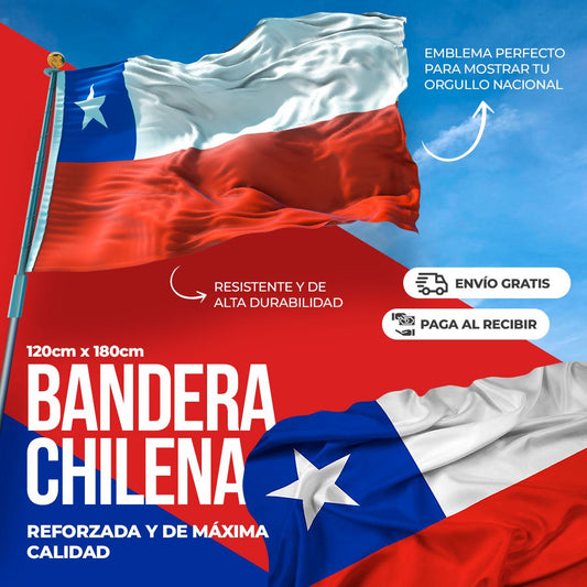 NEBULA™ Bandera Chilena Bordada