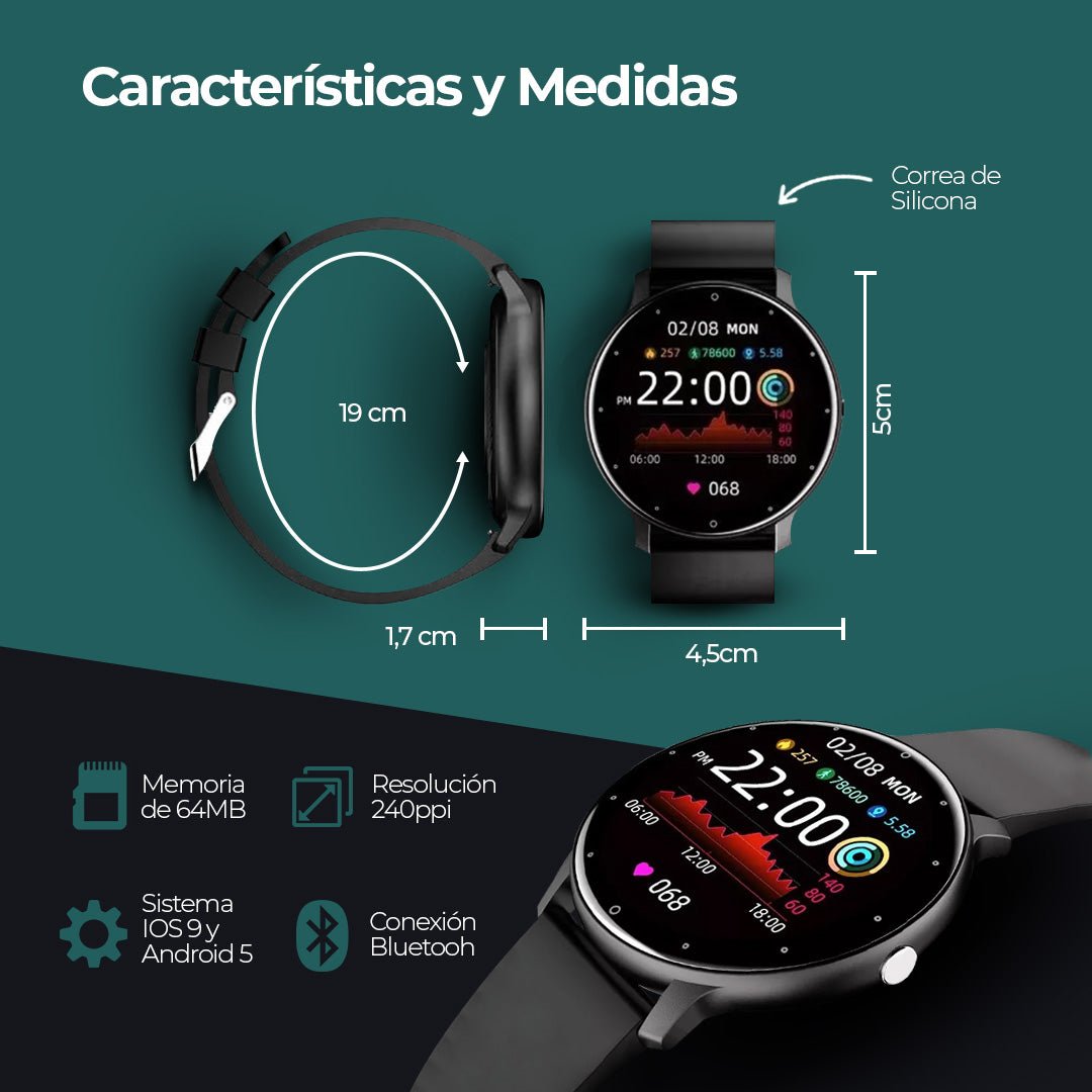 Northtwatch™ Reloj Inteligente ZL02