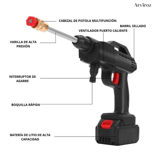 Pistola Lavadora Portátil (Super Potente)