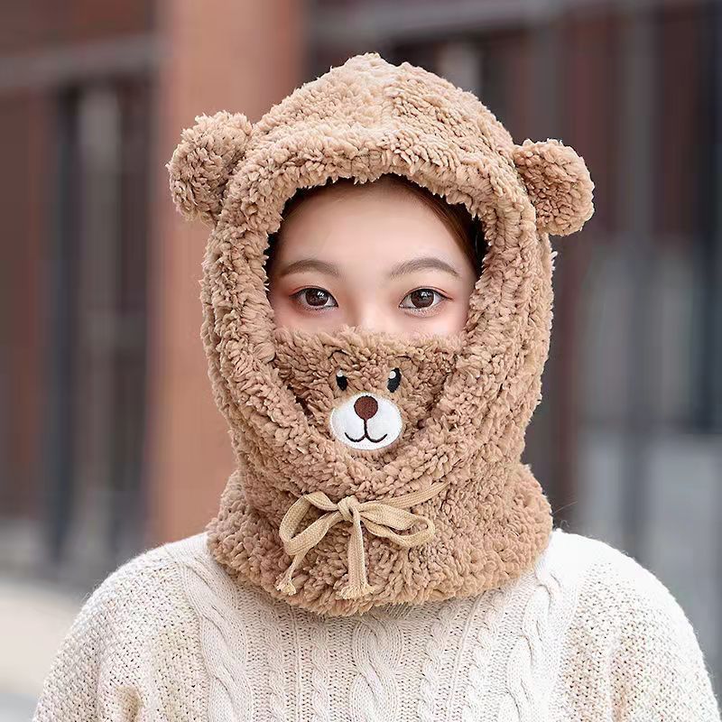 Gorro con orejas de oso